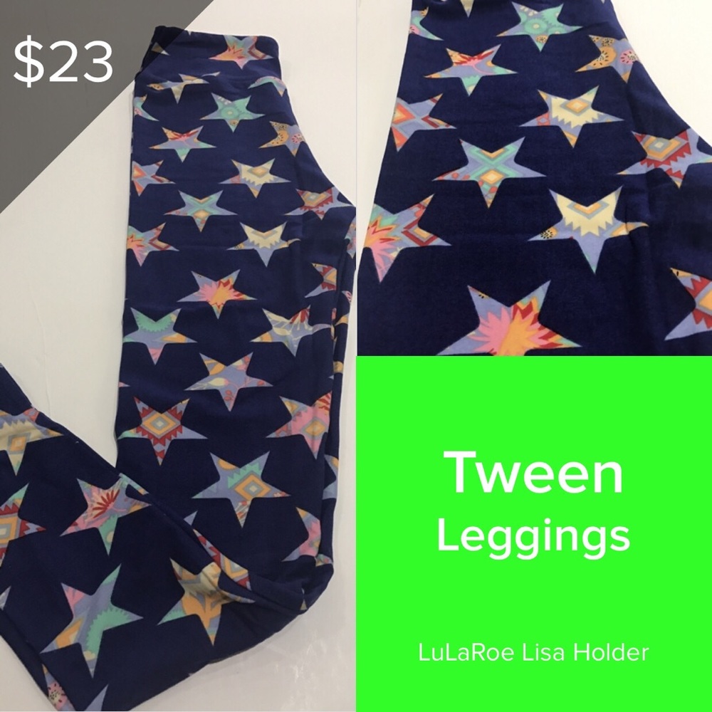 Tween LuLaRoe leggings American Dream collection